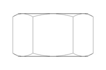 Écrou hexagonal LH M16 A2 DIN934