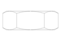 Hexagon nut M8 A2 DIN936