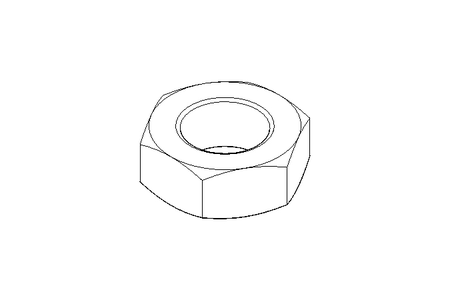 Hexagon nut M12x1.25 St-Zn DIN936