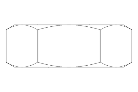 Hexagon nut M12x1.25 St-Zn DIN936