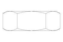 Hexagon nut M12x1.25 St-Zn DIN936