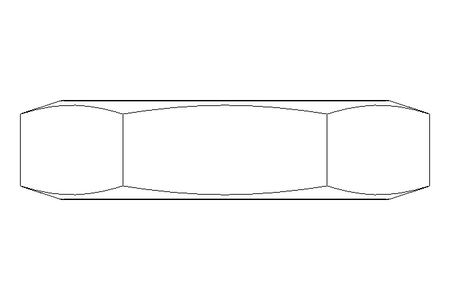 Hexagon nut LH M24x2 St-Zn DIN936