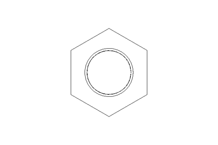 Hexagon nut M24 St-Zn DIN985