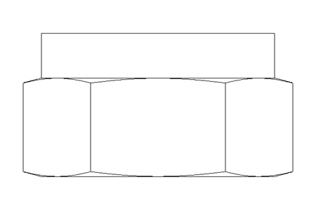 Hexagon nut M8x1 St-Zn DIN985