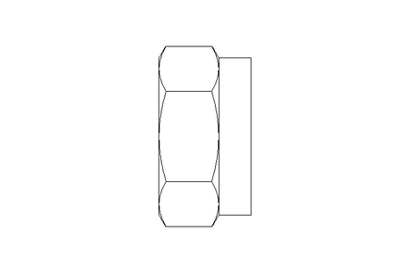 Hexagon nut M10 A2 DIN985