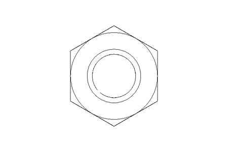 Hexagon nut M10 A2 DIN985