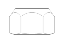 Écrou hexagonal M12x1,5 St-Zn DIN980