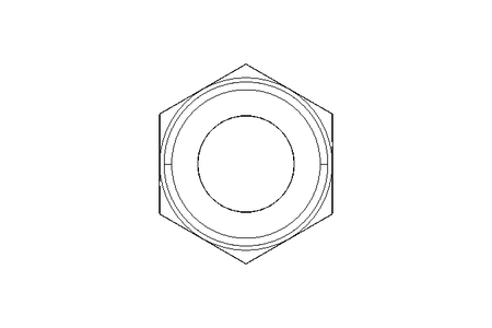 Hexagon nut M12 A4 DIN985