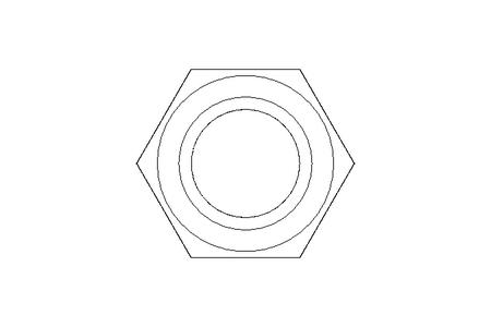 Écrou hexagonal M16x1,5 St-Zn DIN980