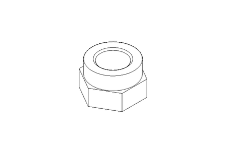 Hexagon nut M20 A2 DIN985