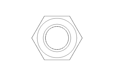 Hexagon cap nut M12 A2 DIN1587