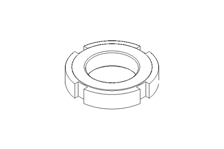 Slotted nut M30x1.5 A2 DIN1804