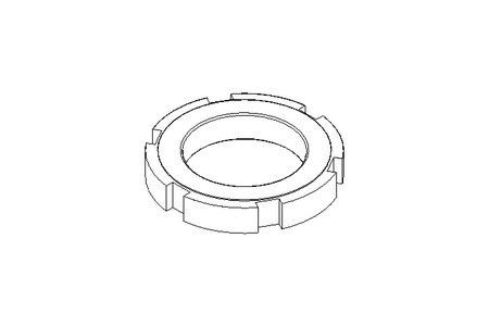 Slotted nut M52x1.5 ST DIN1804