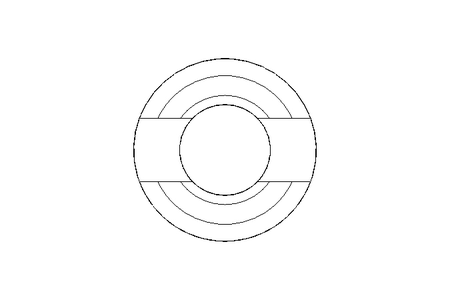 Threaded bush M6x10 St-Zn