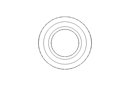 Threaded bush M5x7 St-Zn