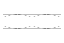 Hexagon nut M12x1 A2