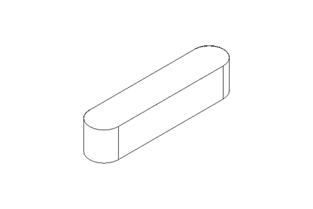 Chaveta DIN6885-1 A 28x6x6 1.0503+CR