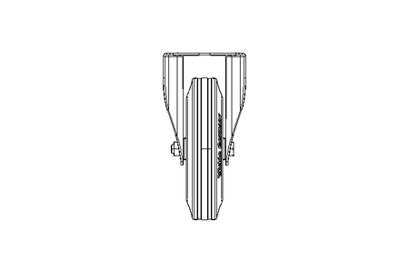 Heavy duty castor 200x50 205kg