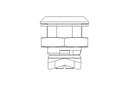 Drehriegel mit Zunge H20