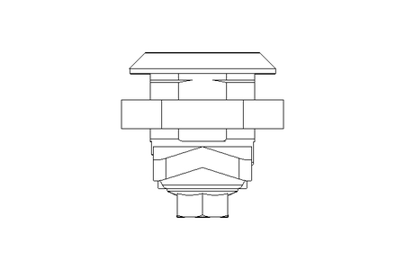 Drehriegel mit Zunge H14