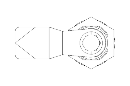 Drehriegel mit Zunge H14