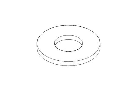 Arandela plana 2,7x6x0,5 A2 DIN125