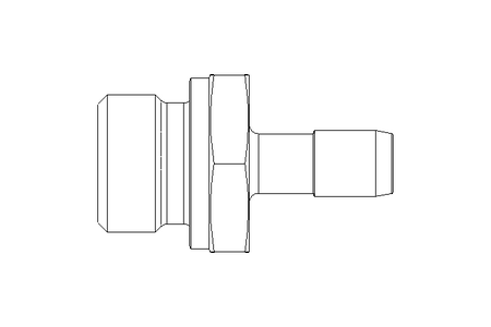 Gewindetülle G 1/2" LW 9 1.4571