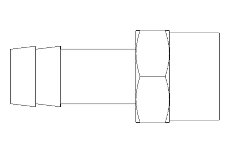 Threaded hose nozzle G1/2" LW 13 Ms