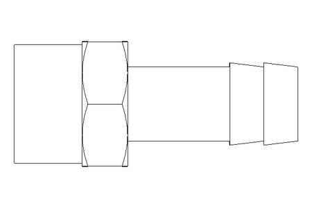 Threaded hose nozzle G1/2" LW 13 Ms