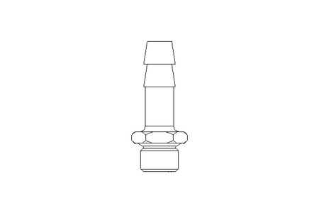 Schlauchtülle G 1/4" LW 9 Ms