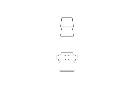 Schlauchtülle G 1/4" LW 9 Ms