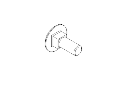 Round head screw M6x16 A2 DIN603