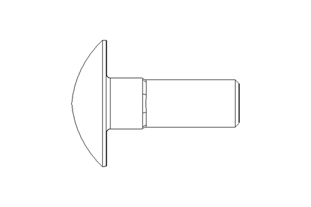 Round head screw M6x16 A2 DIN603