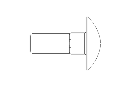 Round head screw M6x16 A2 DIN603