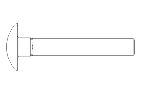 Round head screw M6x40 A2 DIN603