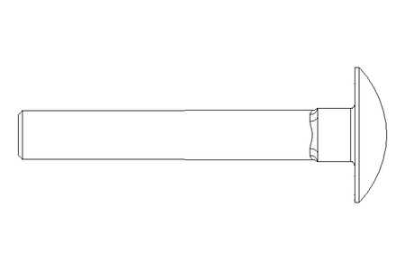 Round head screw M6x40 A2 DIN603