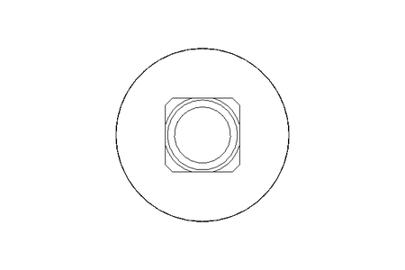 Round head screw M10x30 DIN603