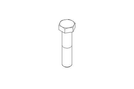 Hexagon screw M12x55 A2 70 ISO4014