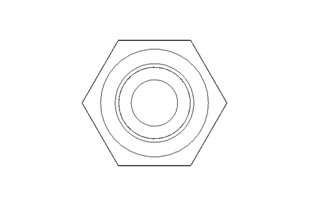 Hexagon screw M4x6 A2 70 ISO4017