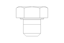 Hexagon screw M5x5 A2 70 ISO4017