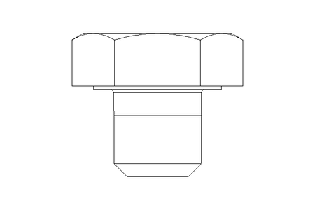 Hexagon screw M10x10 A2 70 ISO4017