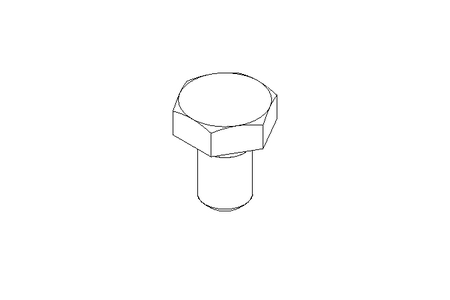 Hexagon screw M10x16 8.8 ISO4017