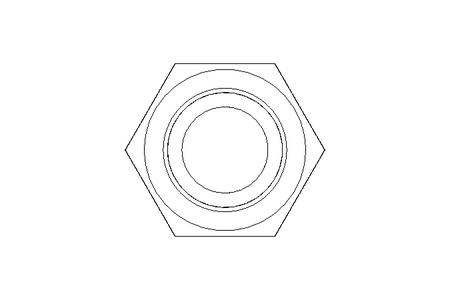 Hexagon screw M16x25 8.8 ISO4017