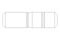 Stud bolt M12x30 A2 DIN938