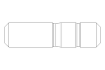 Stud bolt M12x35 A2 DIN938