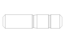 Stud bolt M12x40 DIN938-ZnNi/T2/720h