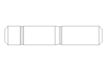 Stud bolt M12x50 A2 DIN938