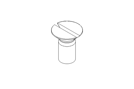 Countersunk head screw M12x25 A2 ISO2009