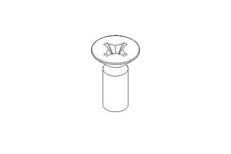 Countersunk head screw M6x16 A5 70