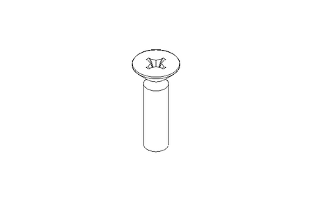 Countersunk head screw M2x8 A2 70